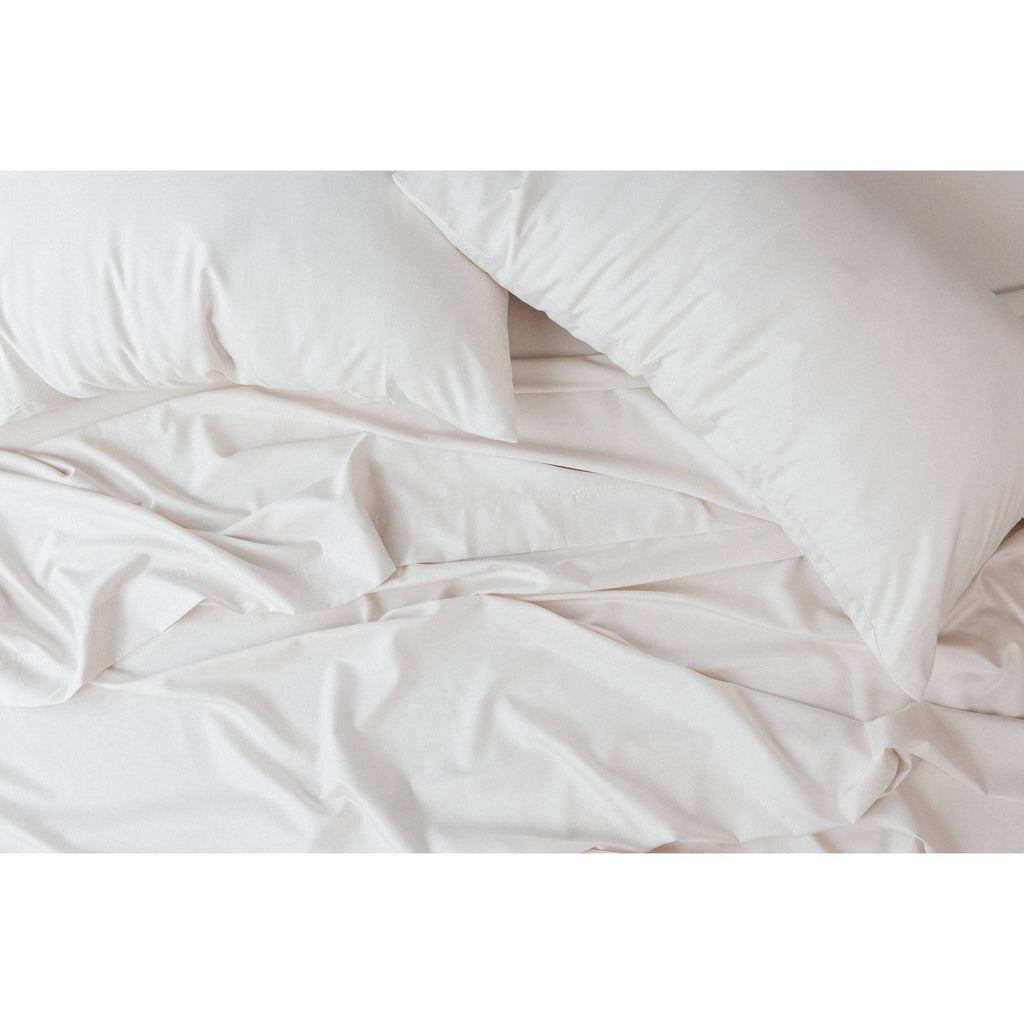 King 6pc 300 Thread Count Percale Sheet Set Ivory P777364