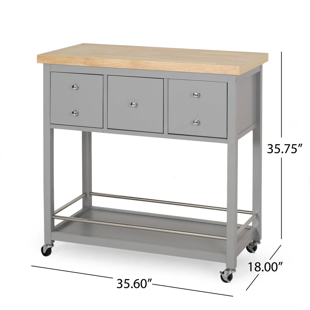 Kitchen Cart with Wheels H5326