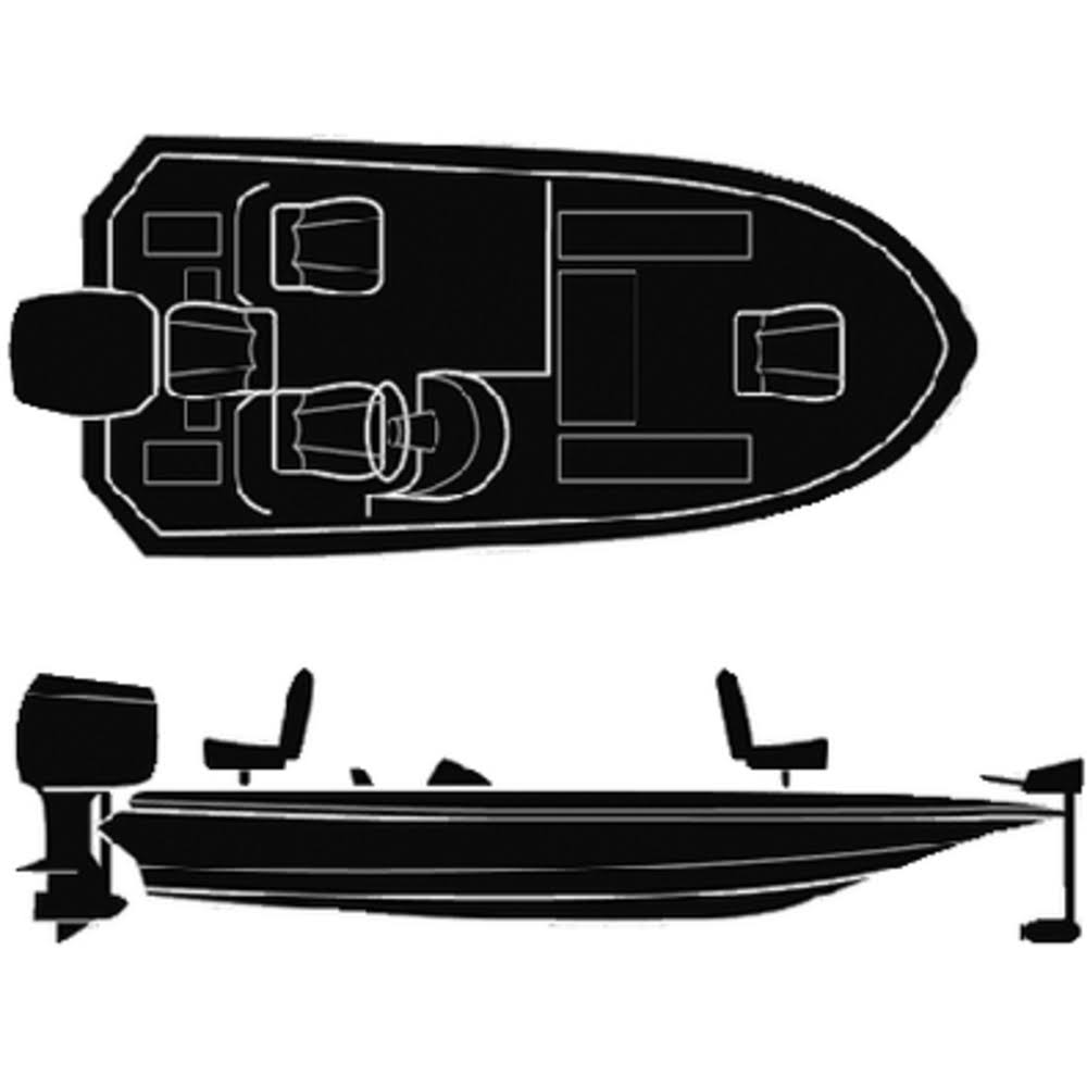 17&6 Wide Bass Boat Cover S907