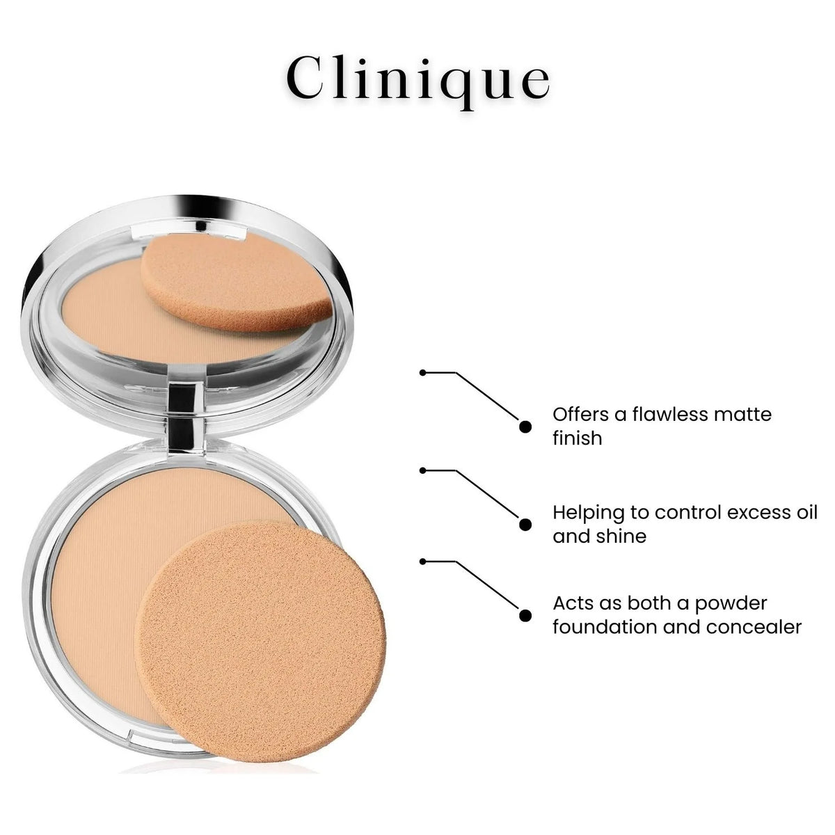 Matte Beige Powder Makeup, 0.35 oz C65165
