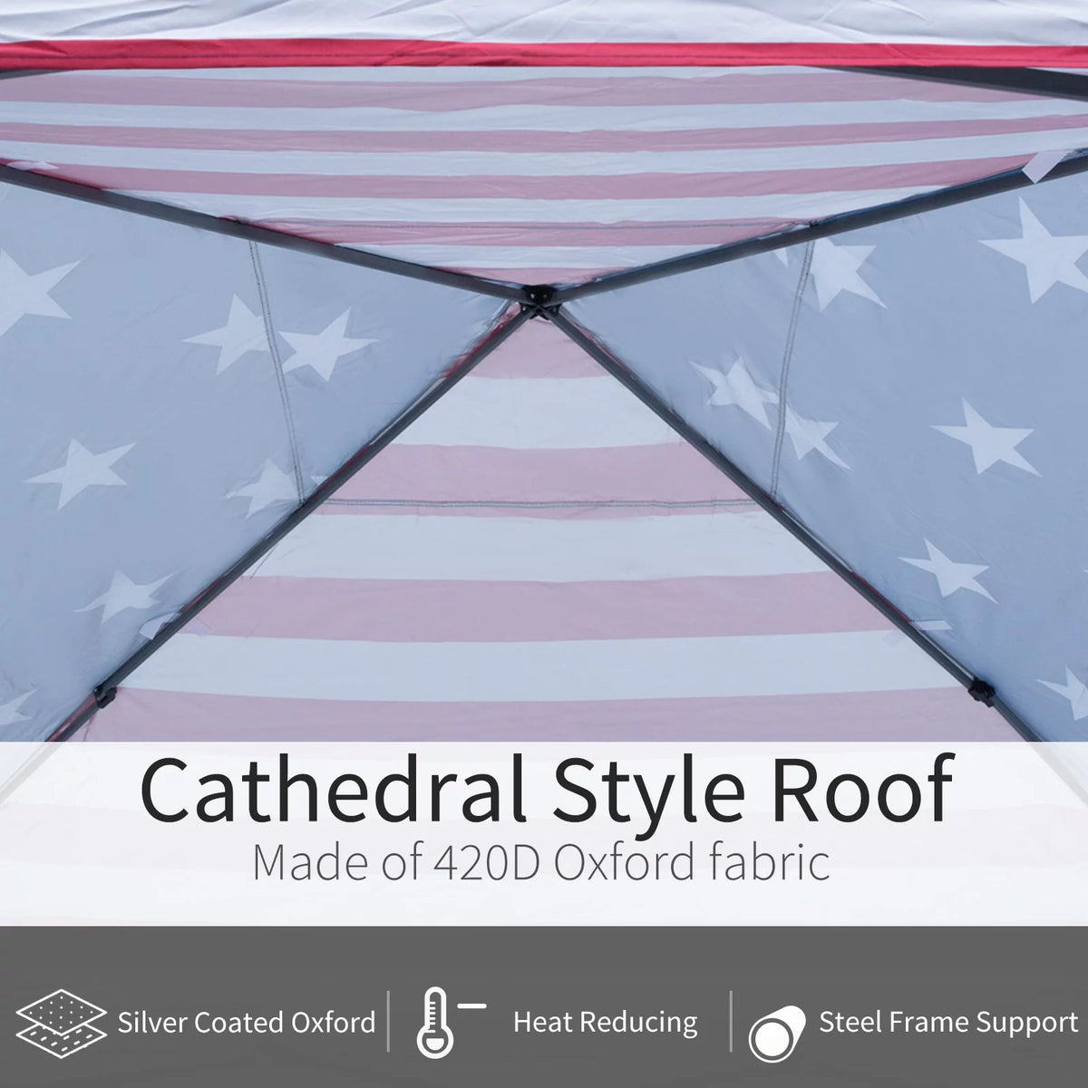10' x 10' Pop Up Canopy Tent with Netting Y43970