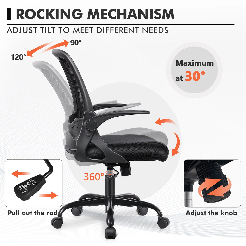 Black Ergonomic Mesh Office Chair S655