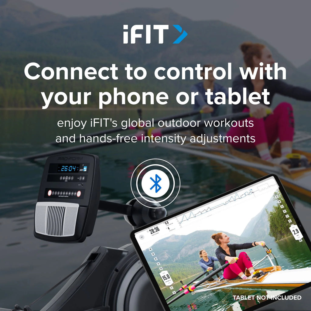 Rower with Display and Tablet Holder F434
