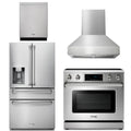 36 Electric Range, Range Hood, Refrigerator with Water and Ice Dispenser, Dishwasher B7834