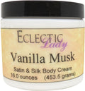 Vanilla Musk Silk 16 Oz Shea Butter Body Cream O21594