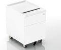 2 Drawer Mobile Filing Cabinet with Lock and Casters V24083