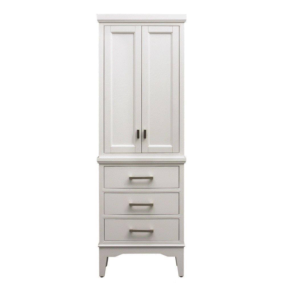 White Linen Cabinet O7571