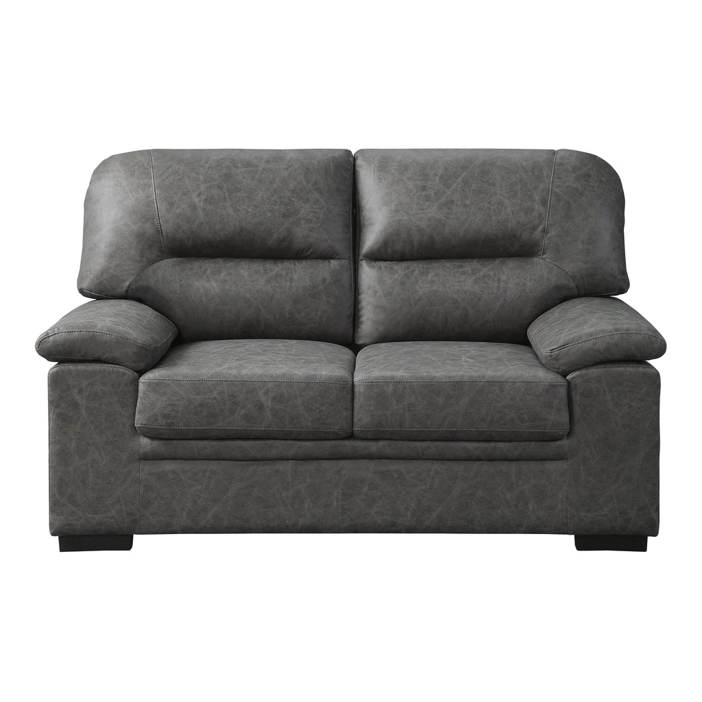 Dark Gray Loveseat D325