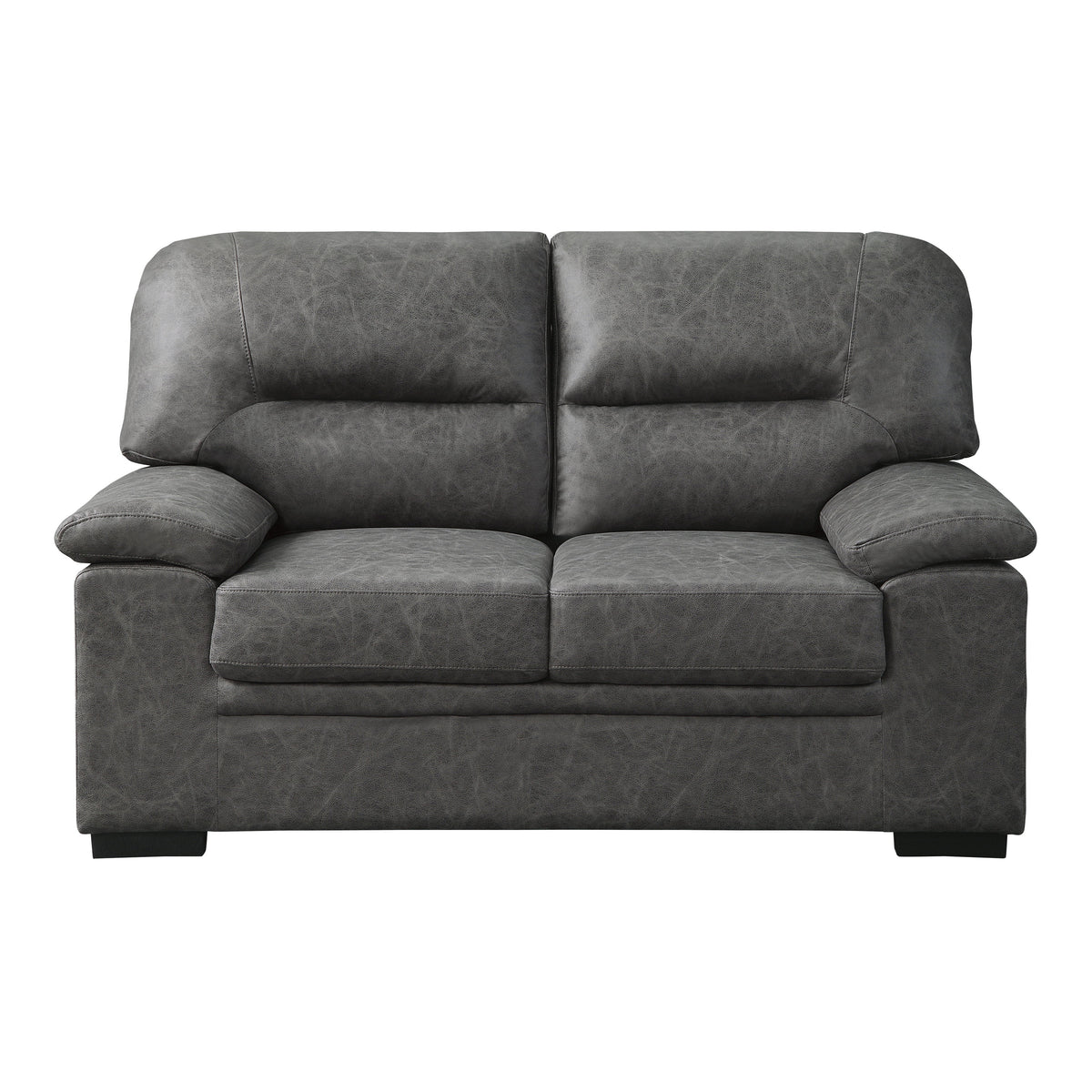 Dark Gray Loveseat D325