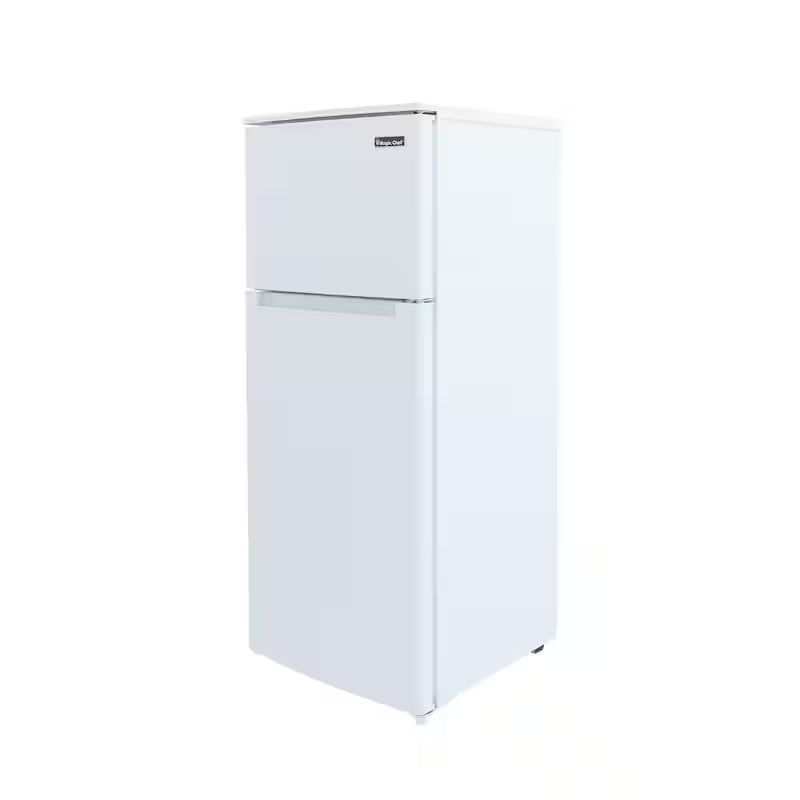 18.5 in. W 4.5 cu. ft. 2-Door Mini Refrigerator with Freezer in White G69014