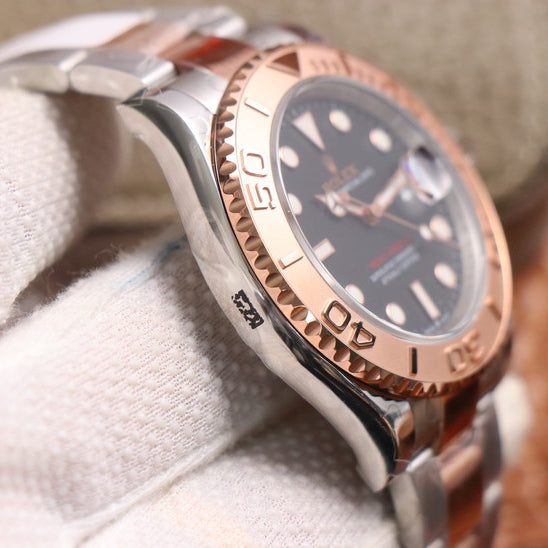 Rose Goldmix Black & Brown Dial Stainless Steel 40m F37455