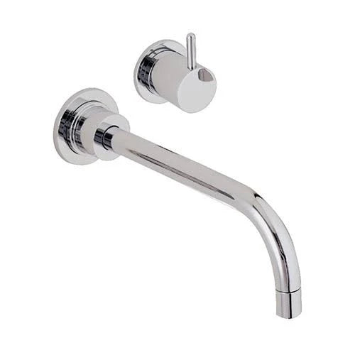 Antique Nickel Flat Wall Mount Faucet L7072