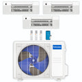 36,000 BTU 3 Zone Ceiling Cassette Ductless Air Conditioner and Heat Pump P581799