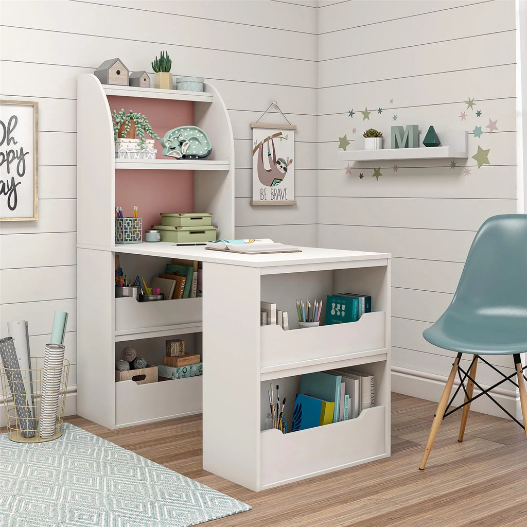 White Kids Craft Desk H7063