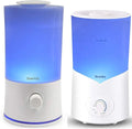 2000 Ml and 1000 Ml Set of 2 White Essential Oils Diffusers Z5794