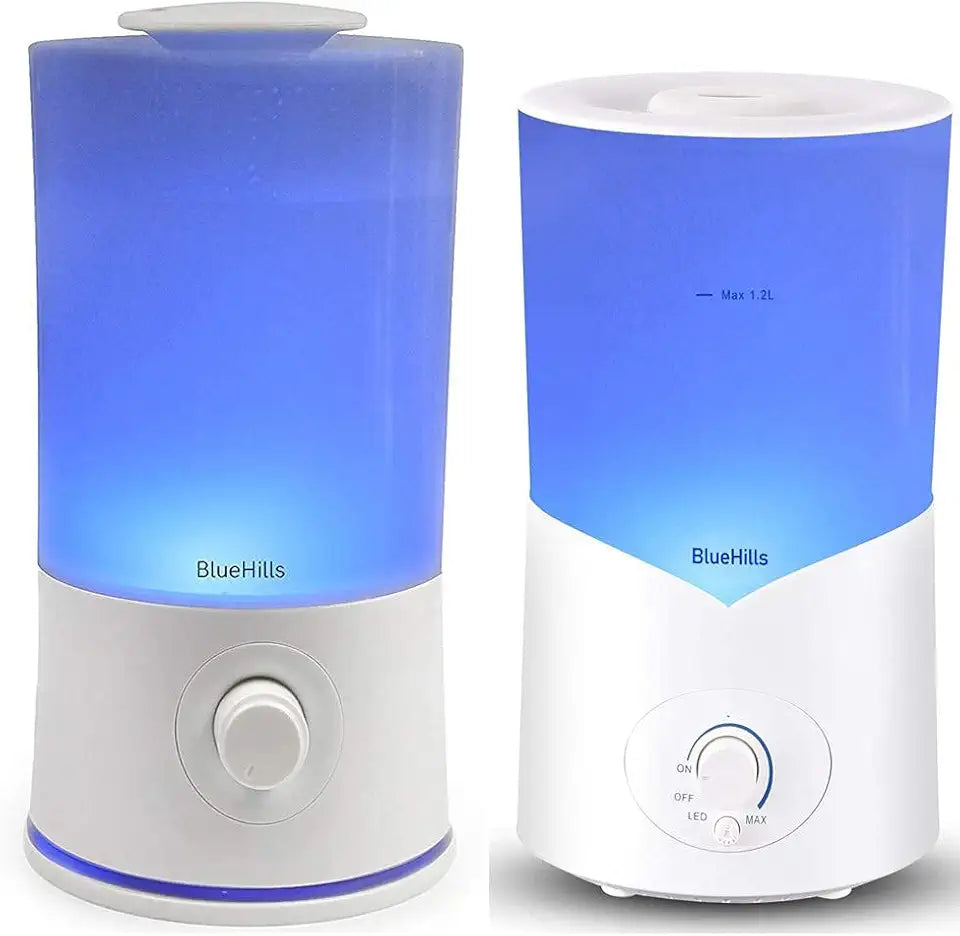 2000 Ml and 1000 Ml Set of 2 White Essential Oils Diffusers Z5794