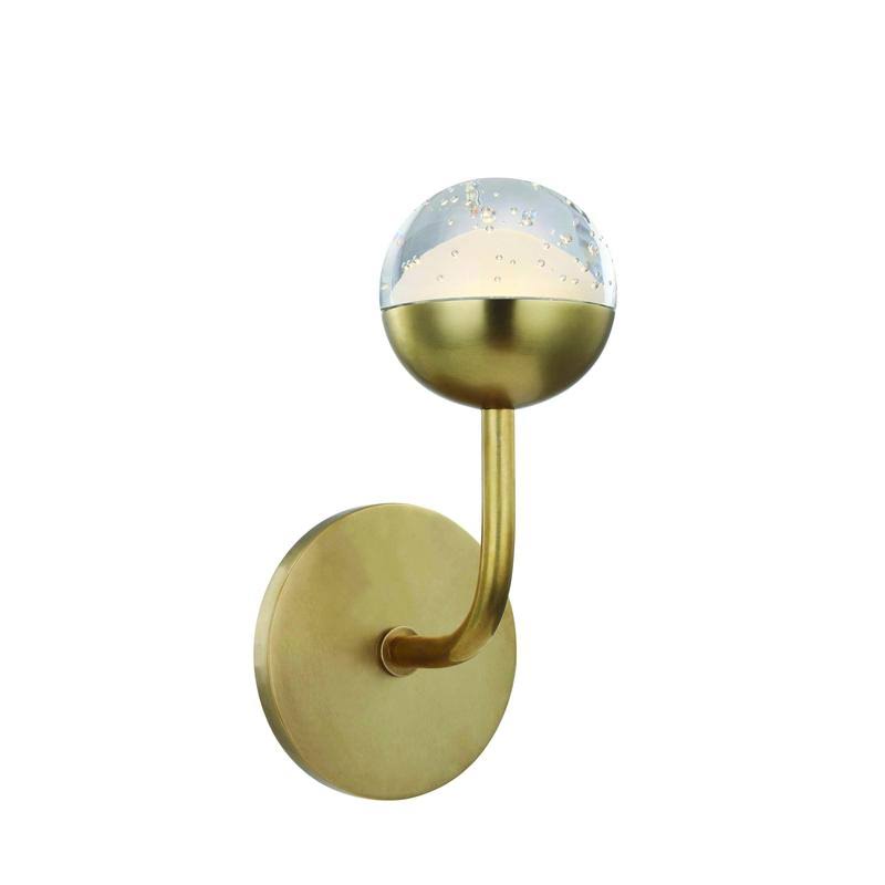 Aged Brass LED Bath Light O48148