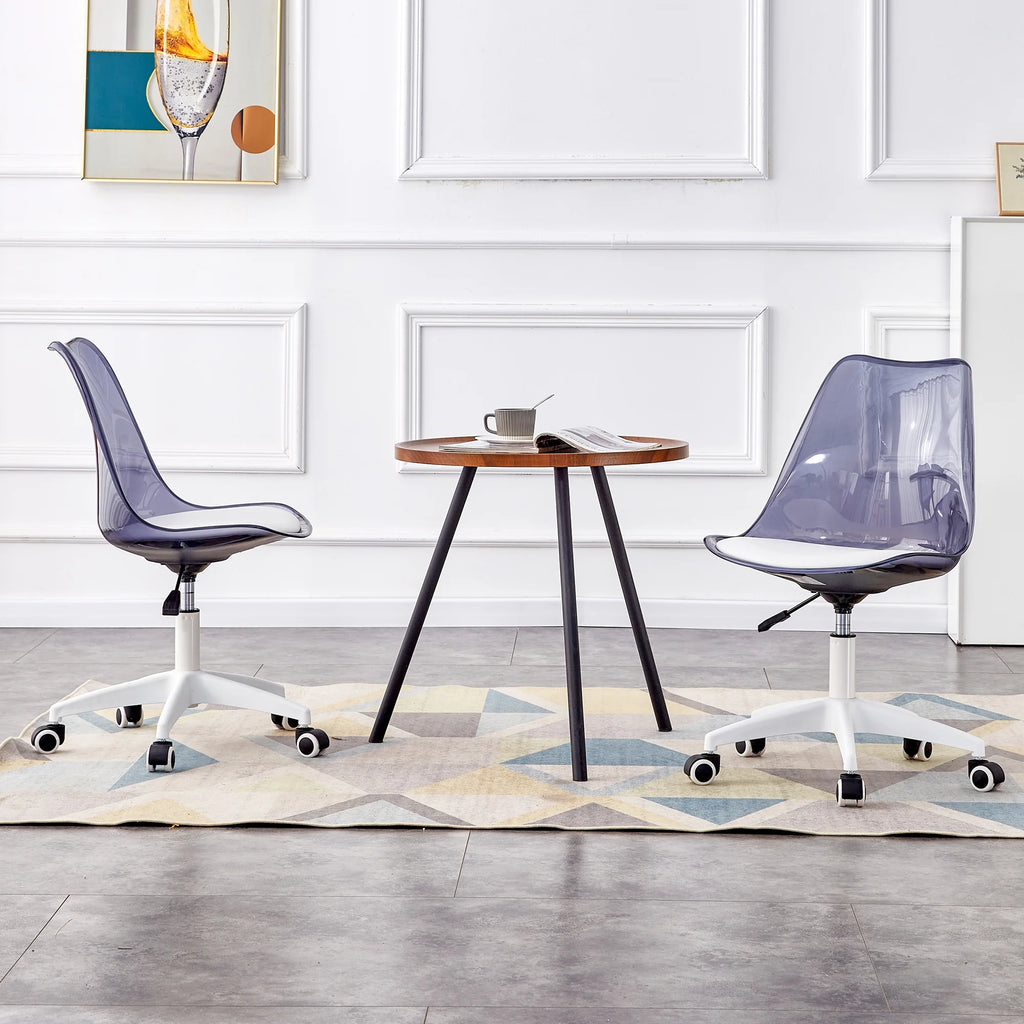 Midnight blue adjustable 360 swivel armless computer chair G771