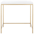 White Gold Wood Writing Desk N89286