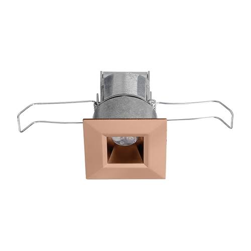 2-1/4x22 Mini LED Square Downlight Wet Location 4100K Narrow Flood Beam Spread, Bronze D425