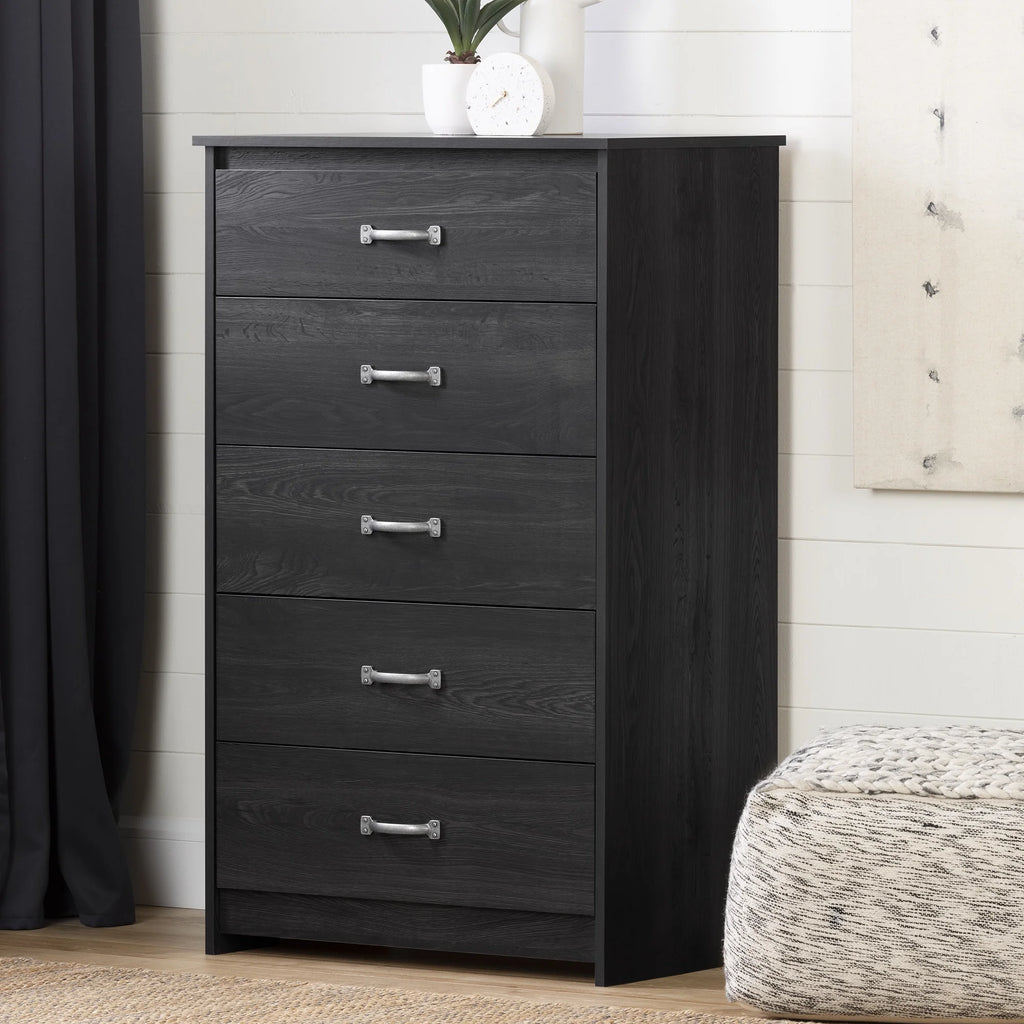 5 Drawer Weathered Oak Dresser N717584