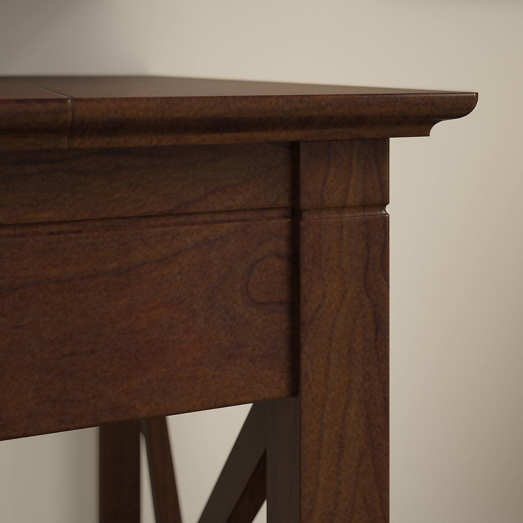 48-Inch Writing Desk with Lateral File Cabinet E22176