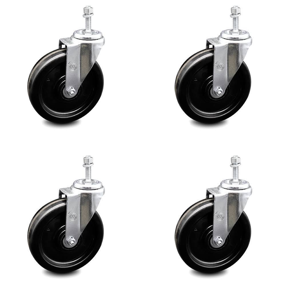 Phenolic Swivel Caster Set of 4 W67458