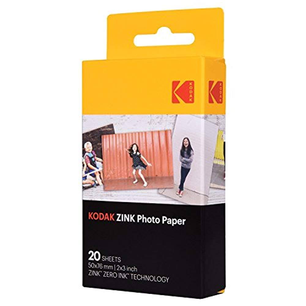 Instant Camera Bundle with Zink Paper and Case B237