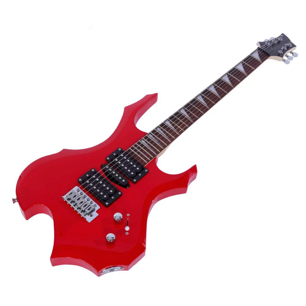 Red Electric Guitar with Bag Y676