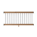 6 ft. Wood Railing Kit with Aluminum Round Balusters O485844