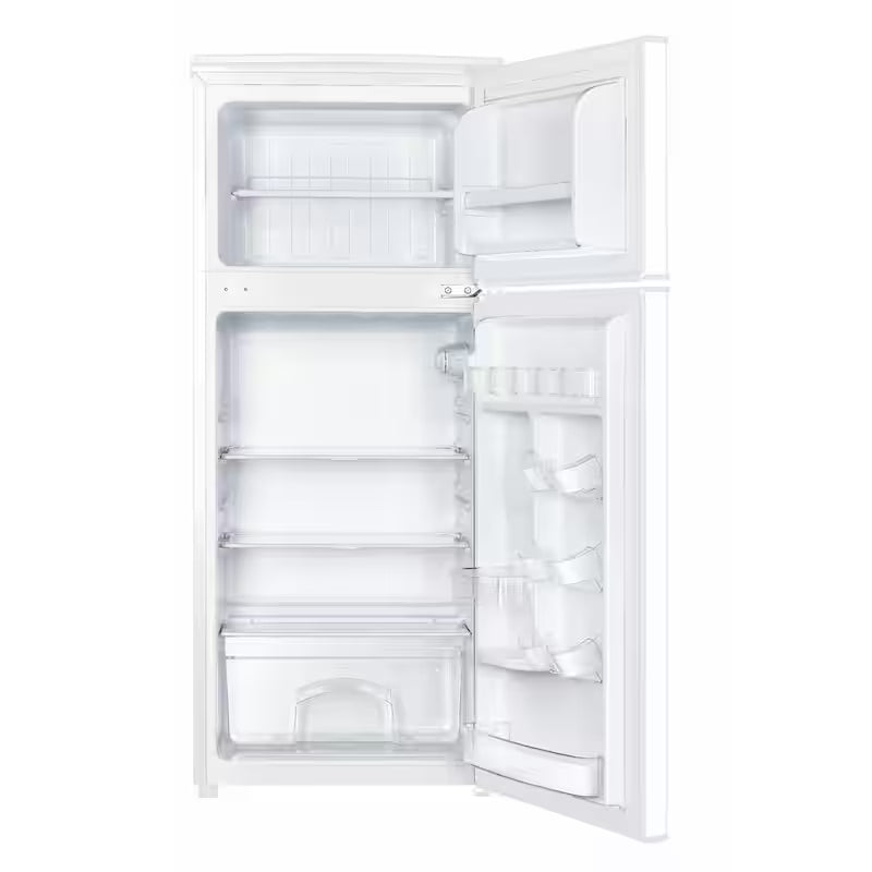 18.5 in. W 4.5 cu. ft. 2-Door Mini Refrigerator with Freezer in White G69014