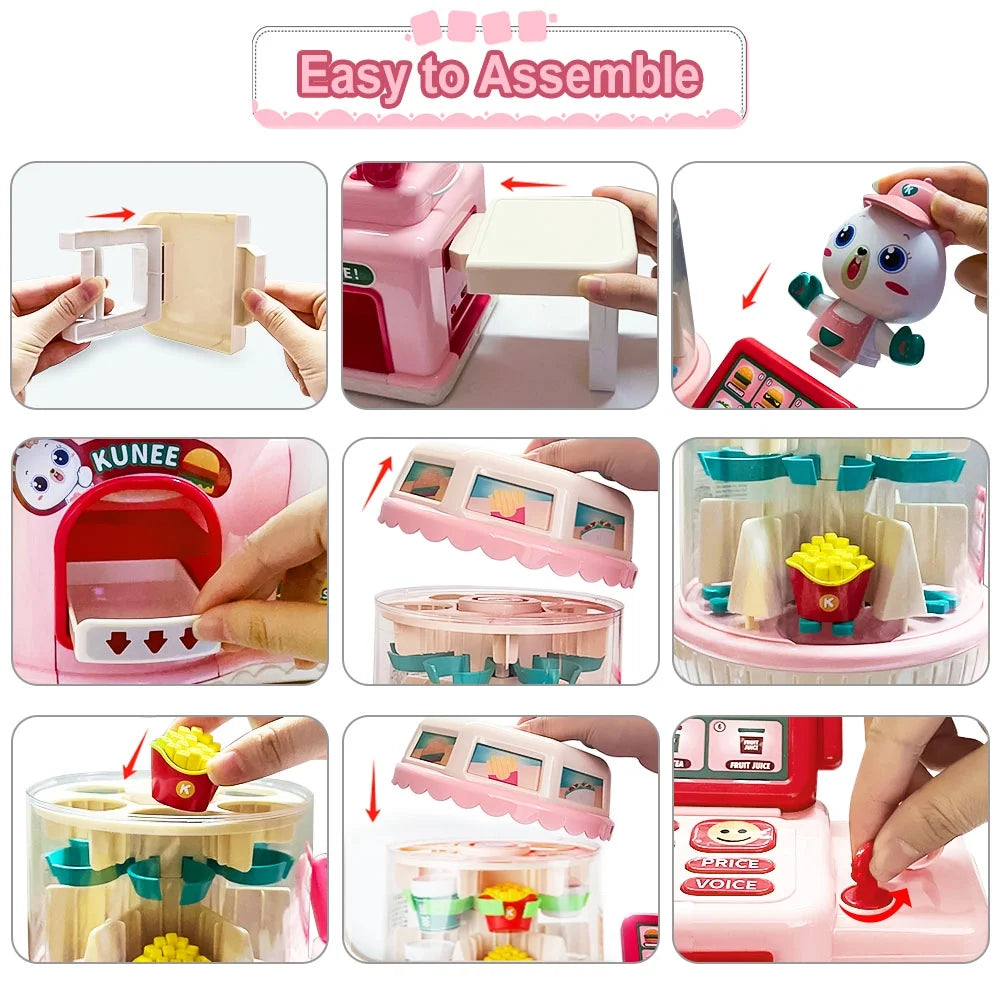 Toy Cash Register Play Set with Scanner I1816
