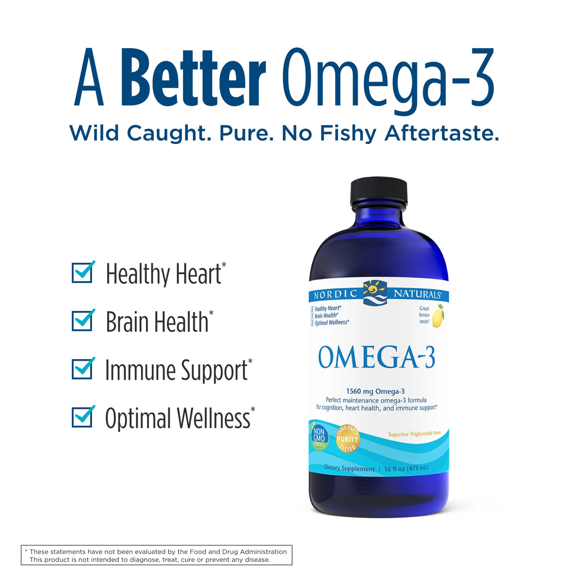 Omega-3 Liquid Lemon 1560 Mg 16 Oz M2501