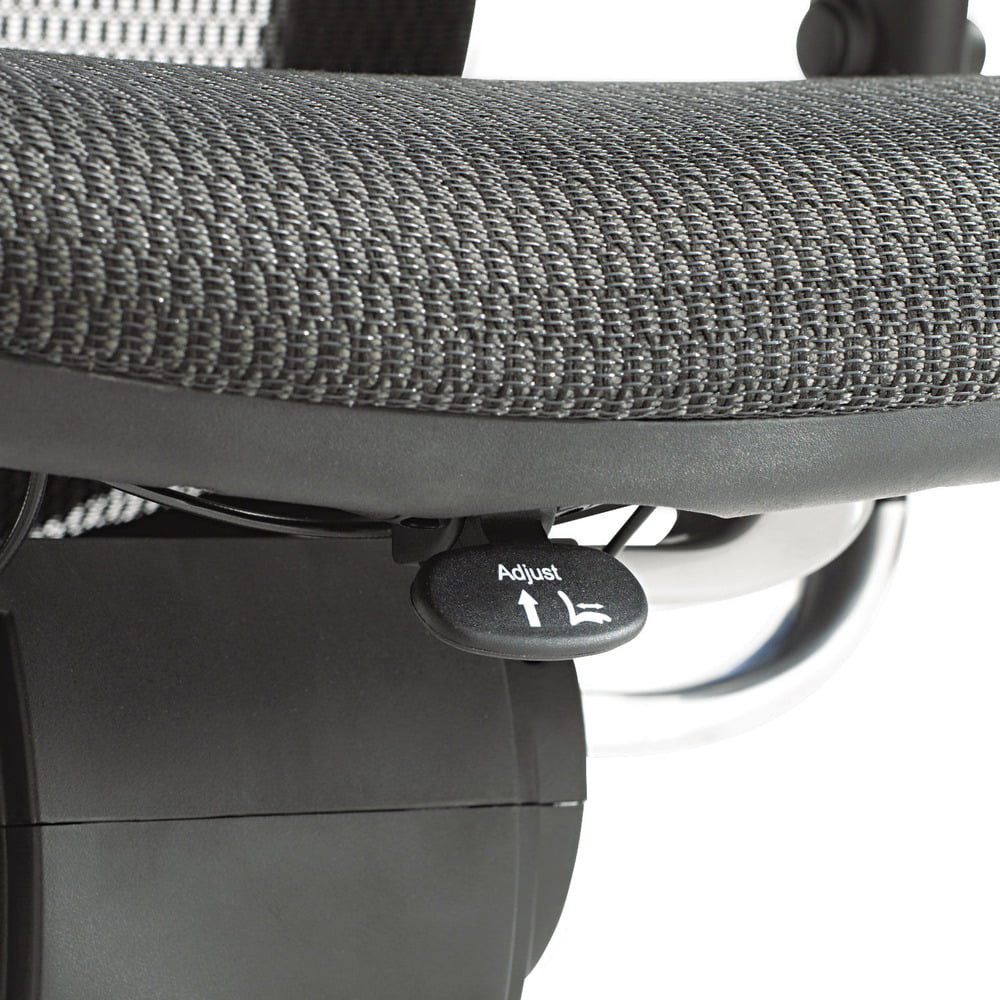 Black Ergonomic Mid-Back Mesh Chair Q7801