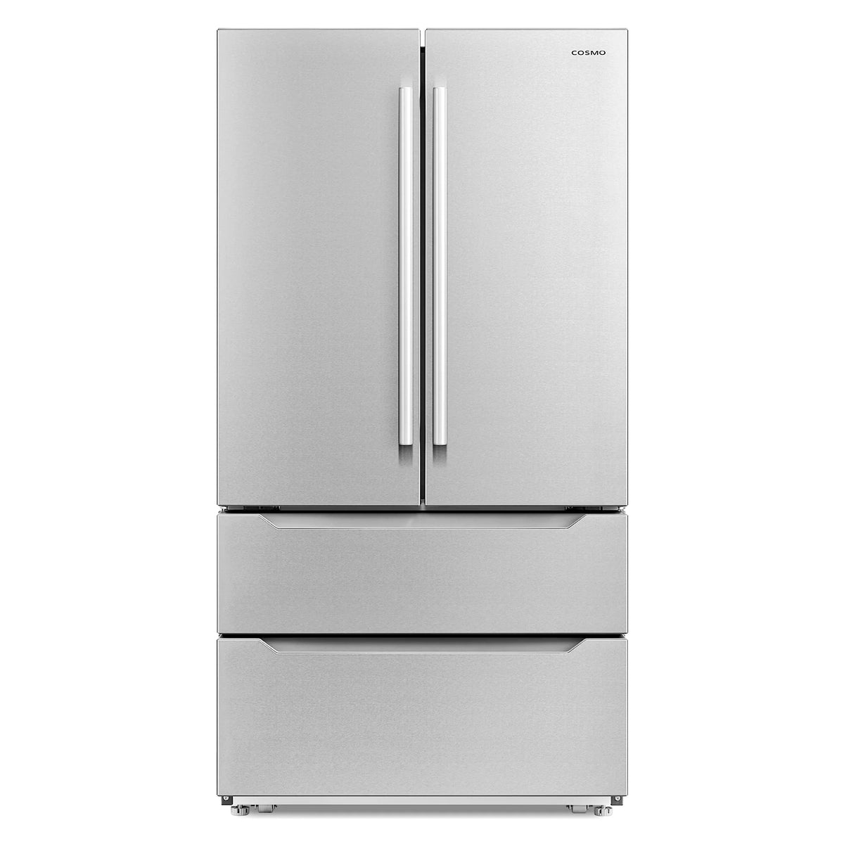 4-Door French Door Refrigerator with Pull Handle in Stainless Steel N2426