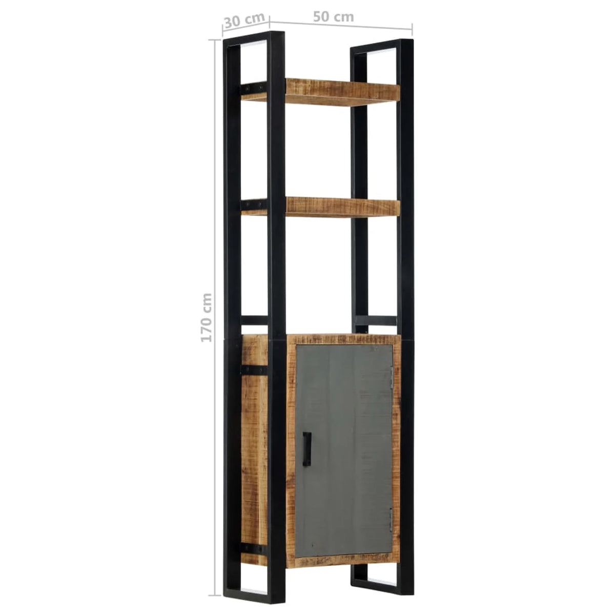 Solid Mango Wood Bookshelf S3583
