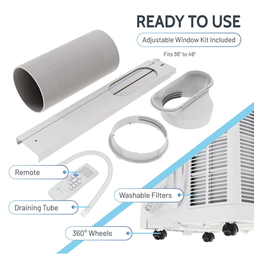 10,000 BTU Portable Air Conditioner & Dehumidifier A46752