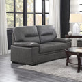 Dark Gray Loveseat D325