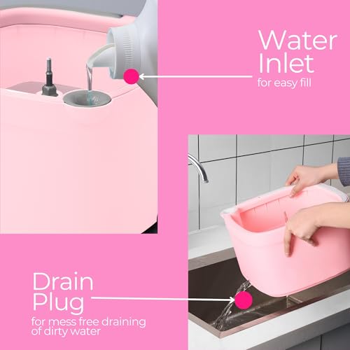 Square Spin Mop & Bucket System with 2 Microfiber Mop Pads K891