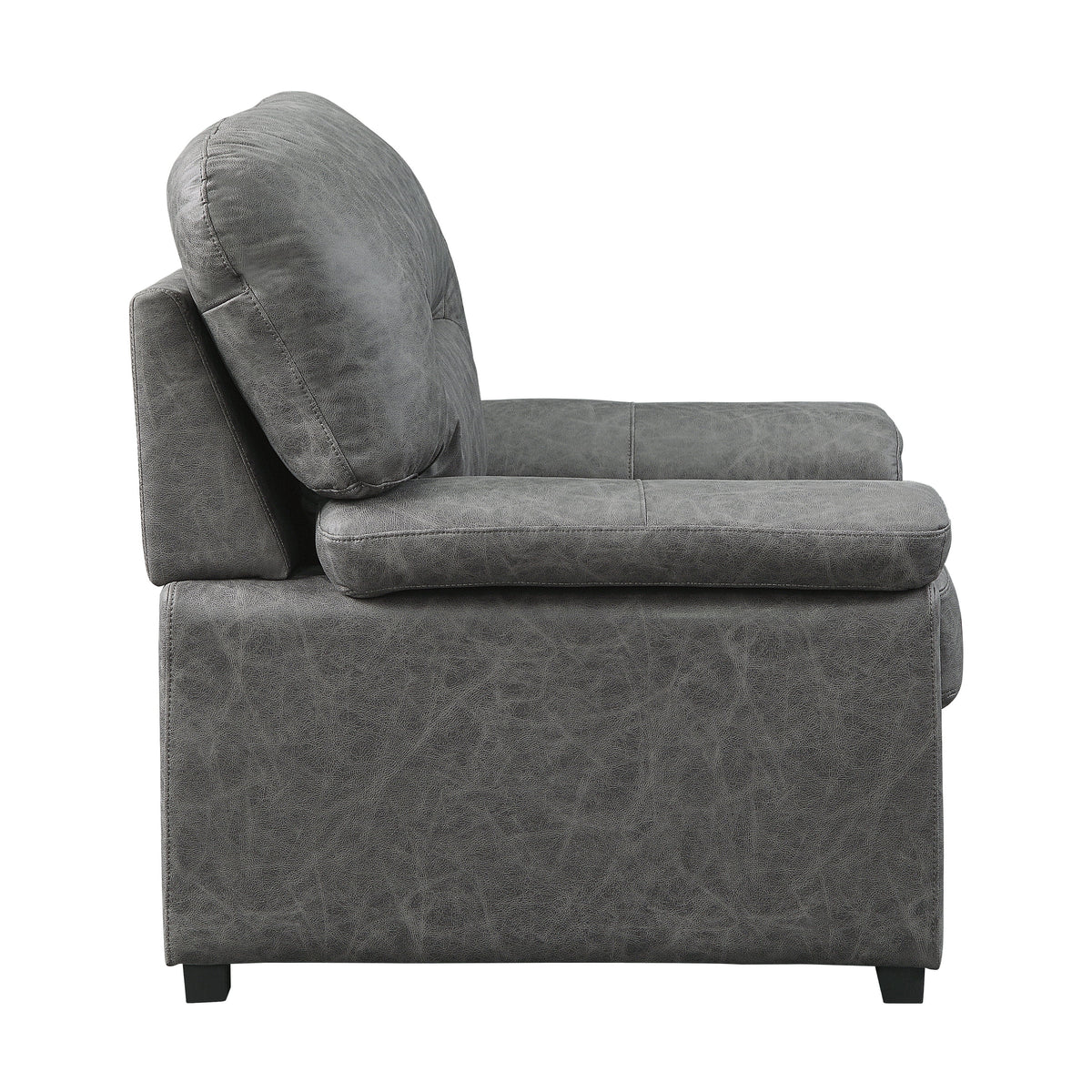 Dark Gray Loveseat D325
