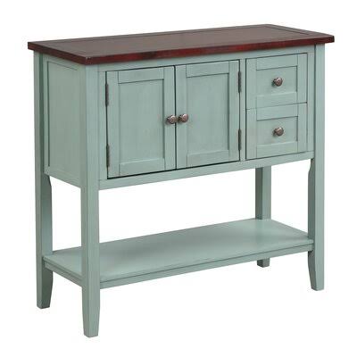 36 inch Console Table with 2 Drawers, 1 Cabinet and 1 Shelf F406