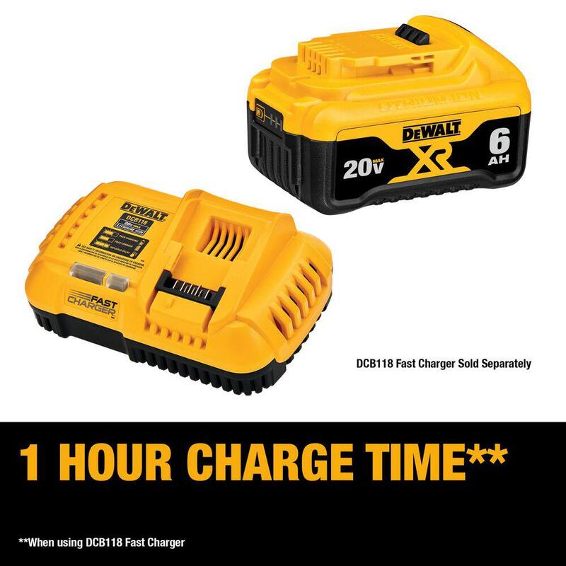 20V MAX XR Lithium-Ion 6.0Ah Battery 7 Pack O911025