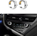Red Center Console AC Button Covers with Engine Start Stop Push Button Cover X32690