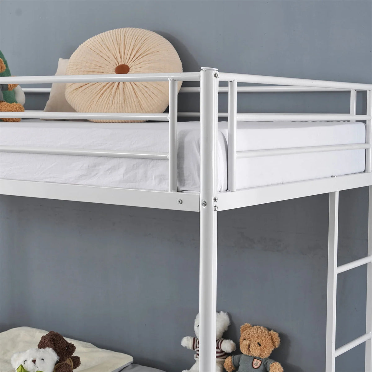 Twin over Twin Steel Bunk Beds N9949