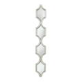 Silver Long Narrow Wall Mirror D980727
