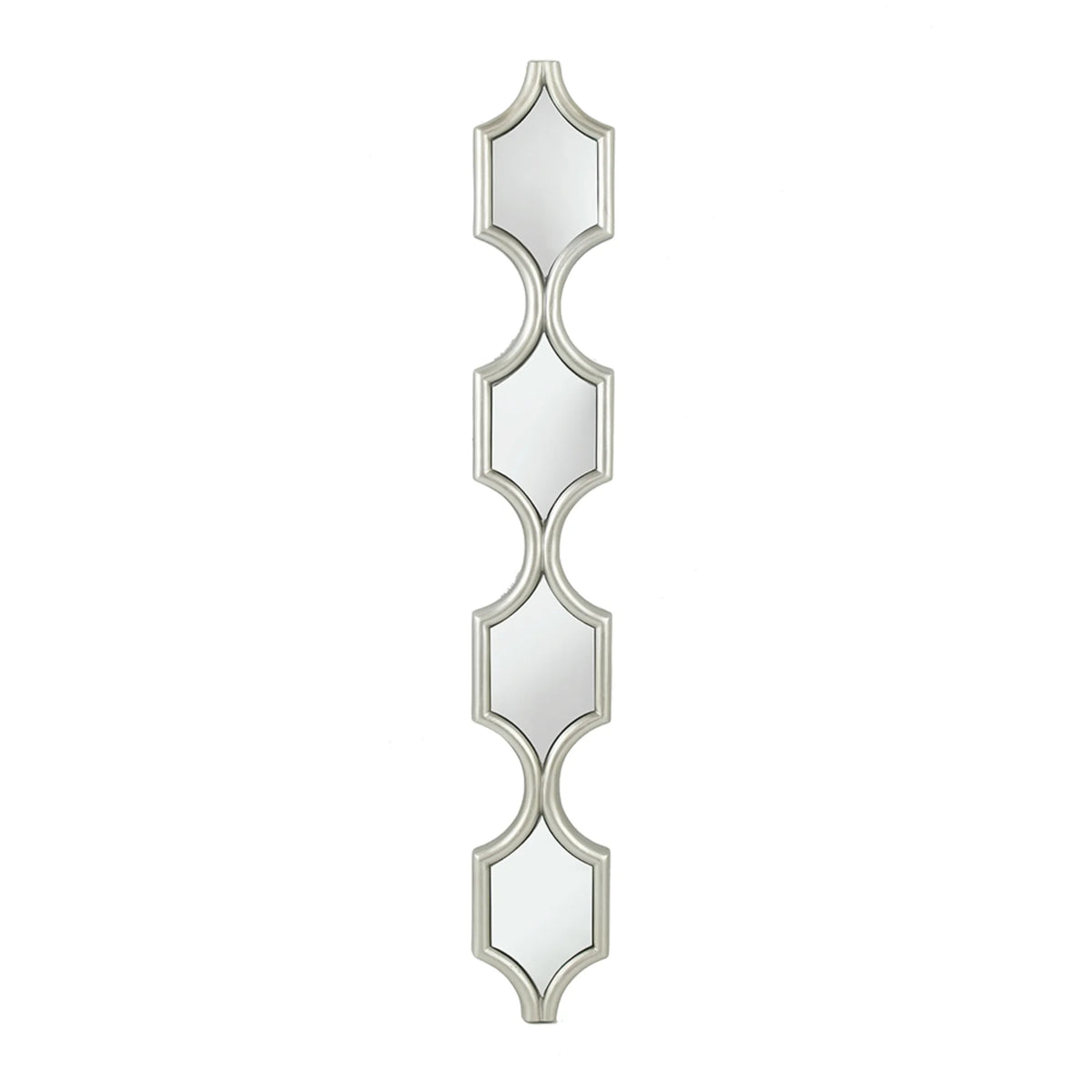 Silver Long Narrow Wall Mirror D980727