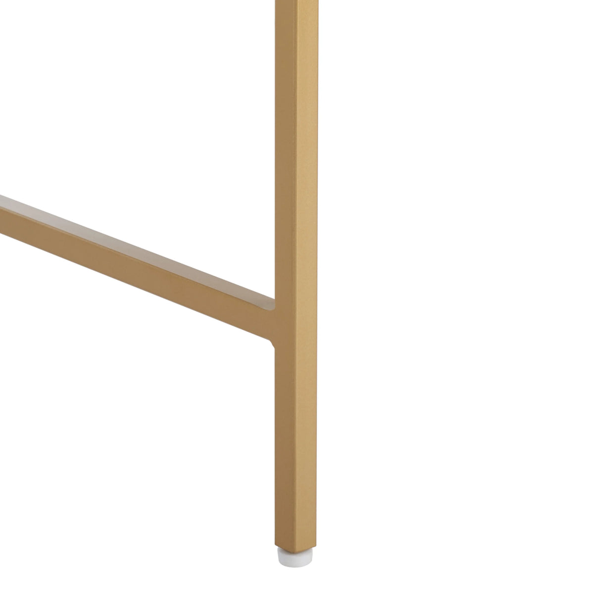 White Gold Wood Writing Desk N89286