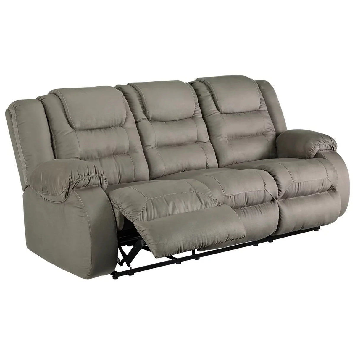 Gray Fabric Reclining Sofa T855620