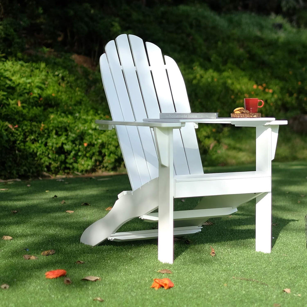 Yellow Adirondack Chair with Tray Table N713796