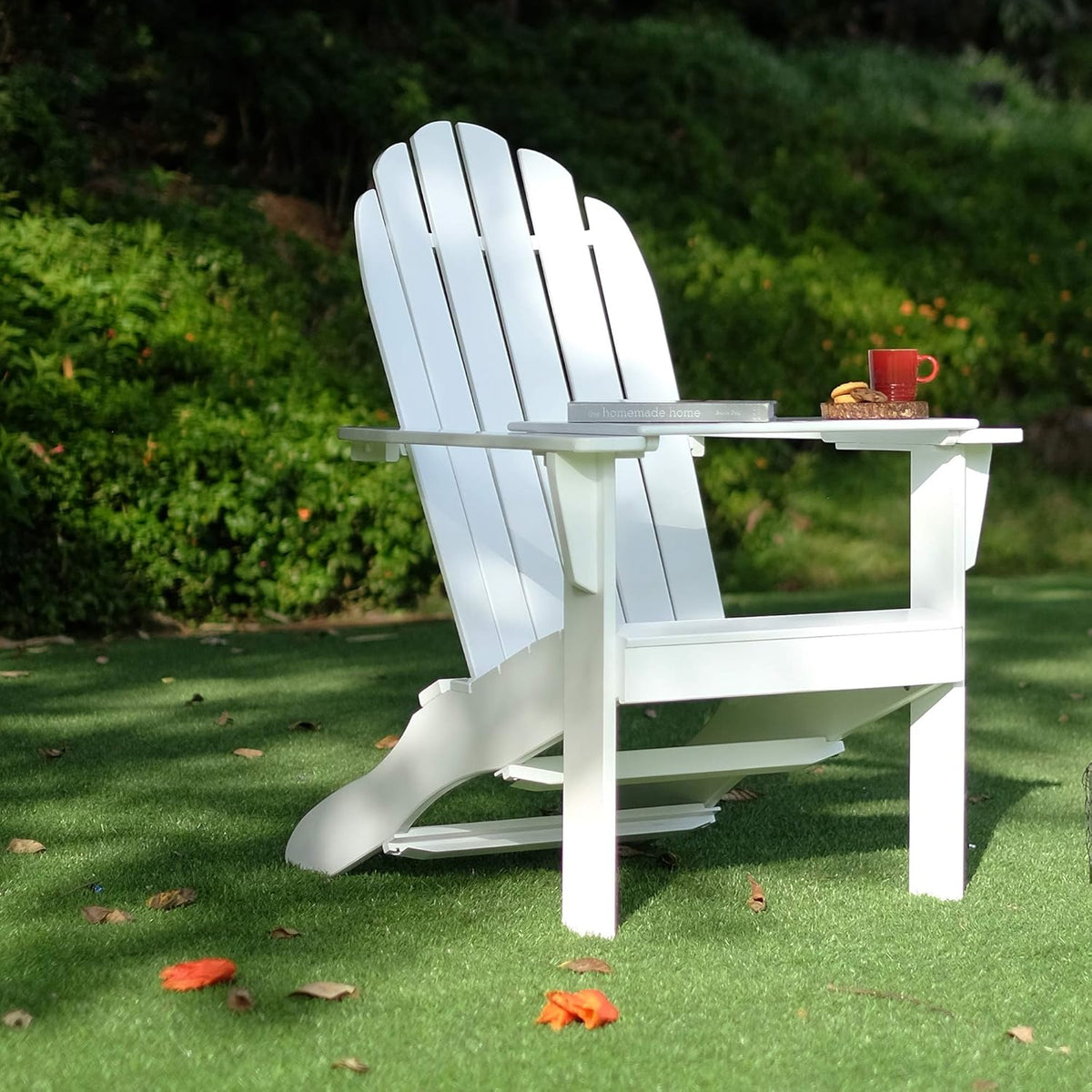 Yellow Adirondack Chair with Tray Table N713796